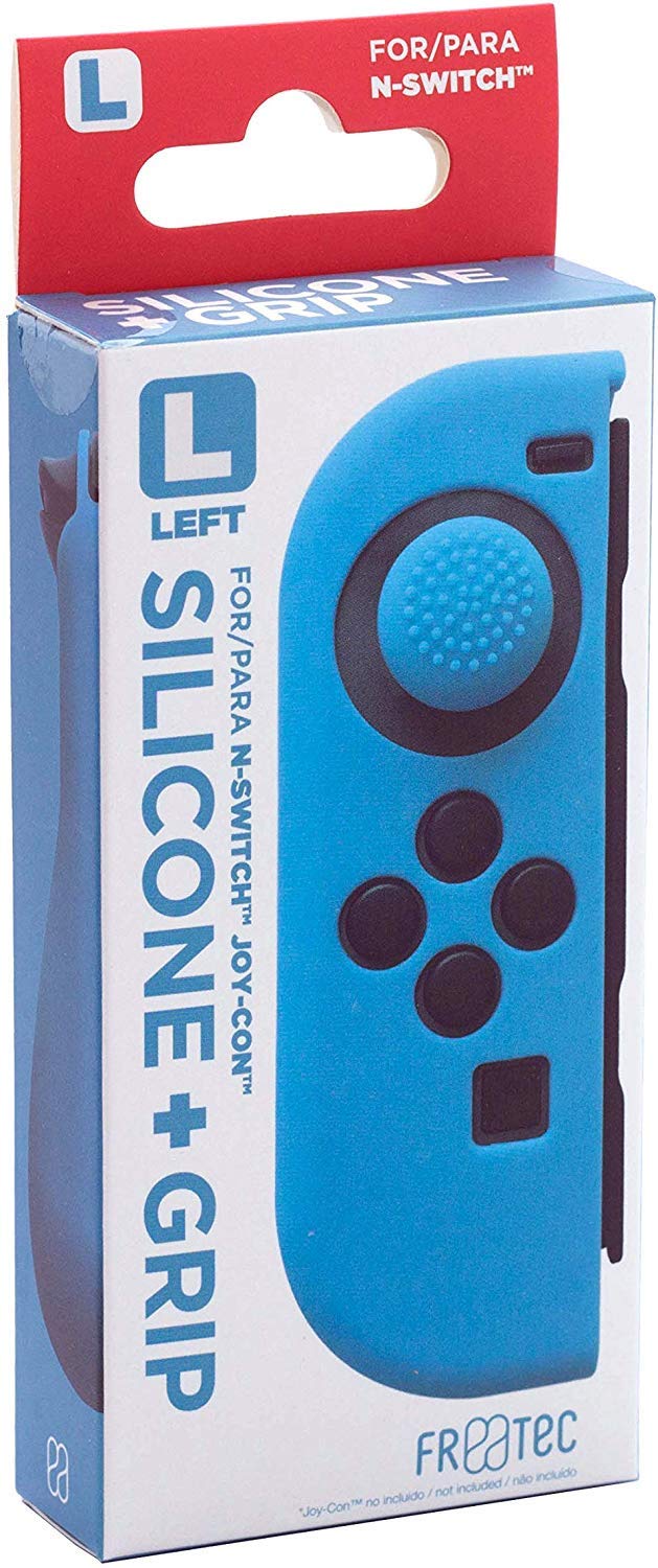 Funda Fr·Tec Silicona + Grip Joy-Con Azul Izquierdo Funda Fr·Tec Silicona + Grip Joy-Con Azul Izquierdo